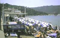 Beach Services Lido di Procida: umbrella, deckchairs,beach bed,changin rooms, shower Lido di Procida, Marina Chiaiolella island Procida, Naples, Italy